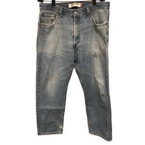 VTG Distressed/ Paint Splatter Levis 505 Jeans - 36x30